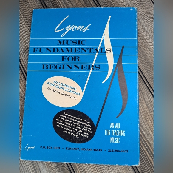 Lyons Music Fundamentals Set Of 3 Packets Of Mimio Teaching Master Copies - Picture 5 of 15